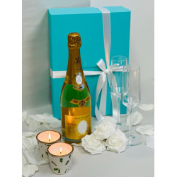 Louis Roederer Cristal Champagne with Tiffany & Co. Flutes Set Louis Roederer Cristal Champagne with Tiffany & Co. Flutes Set