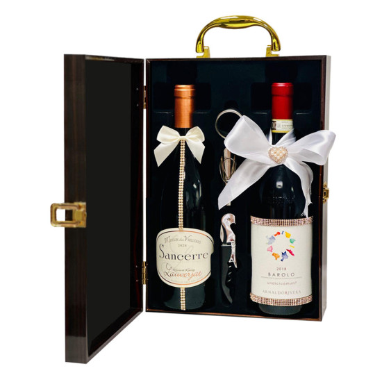 French And Italian Wedding Wine Gift Set French And Italian Wedding Wine Gift Set
