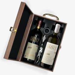 Quilt Napa Valley Cabernet and Fume Blanc Wine Gift Box Quilt Napa Valley Cabernet and Fume Blanc Wine Gift Box