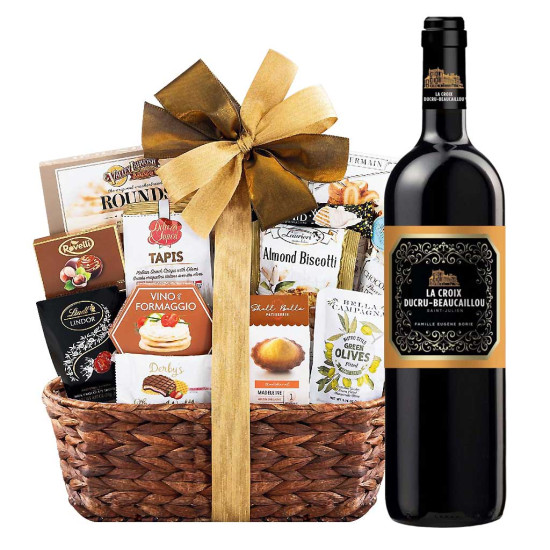 La Croix Ducru Beaucaillou Wine And Bon Appetit Gift Basket La Croix Ducru Beaucaillou Wine And Bon Appetit Gift Basket