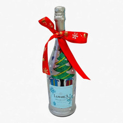 Hand Painted La Marca Prosecco Christmas Edition Hand Painted La Marca Prosecco Christmas Edition