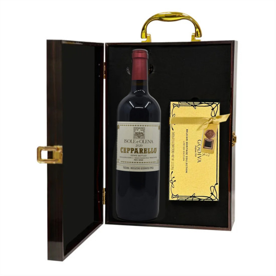 Isole e Olena Cepparello Wine and Chocolate Gift Set Isole e Olena Cepparello Wine and Chocolate Gift Set