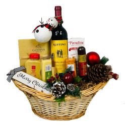 Ruffino Riserva Ducale Christmas Wine Gift Basket Ruffino Riserva Ducale Christmas Wine Gift Basket