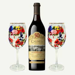 Caymus Cabernet Sauvignon Red Wine And Glasses Set Caymus Cabernet Sauvignon Red Wine And Glasses Set