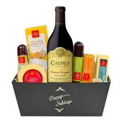 Caymus Wine with Holiday Gift Basket