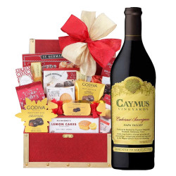 Caymus Cabernet Sauvignon Red Wine Gourmet Gift Basket Caymus Cabernet Sauvignon Red Wine Gourmet Gift Basket