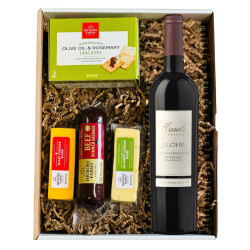 J. Lohr Carol's Vineyard Cabernet Sauvignon Wine And Cheese Gift Set J. Lohr Carol's Vineyard Cabernet Sauvignon Wine And Cheese Gift Set