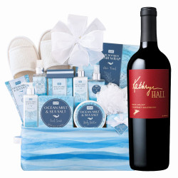 Kathryn Hall Napa Valley Cabernet Sauvignon And Spa Gift Basket
