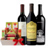 Customised Napa Valley Trio Wine Set & Cheese Basket