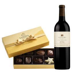Neyers Left Bank Red Wine And Chocolate Gift Box
