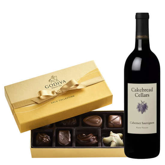 Cakebread Cellars Cabernet and Godiva 8pc Gift Box Cakebread Cellars Cabernet and Godiva 8pc Gift Box