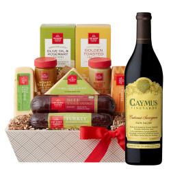 Caymus Cabernet Sauvignon Wine And Cheese Gift Basket Caymus Cabernet Sauvignon Wine And Cheese Gift Basket