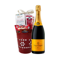 Veuve Clicquot With Metal Snowflake Basket Veuve Clicquot With Metal Snowflake Basket