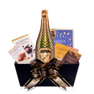 Beau Joie Champagne & Godiva Chocolate Gift Basket Beau Joie Champagne & Godiva Chocolate Gift Basket