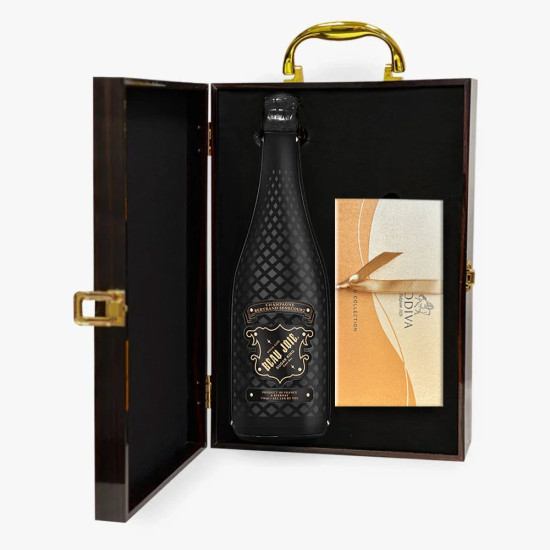 Beau Joie Sugar King Demi Sec Special Cuvee And Godiva Chocolate Gift Box Beau Joie Sugar King Demi Sec Special Cuvee And Godiva Chocolate Gift Box