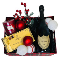 Christmas Special Dom Perignon And Chocolate Gift Basket Christmas Special Dom Perignon And Chocolate Gift Basket