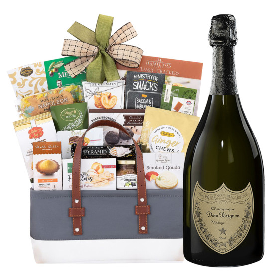 Dom Perignon Champagne Gourmet Delight Gift Basket Dom Perignon Champagne Gourmet Delight Gift Basket