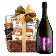 Dom Perignon Lady Gaga Rose and Bon Appetit Gift Basket