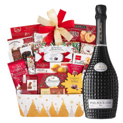 Holiday Gift Basket with Nicolas F Palmes Brut Holiday Gift Basket with Nicolas F Palmes Brut