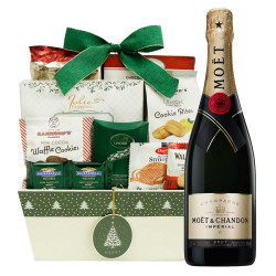 Moet & Chandon Imperial Champagne And Gourmet Gift Basket