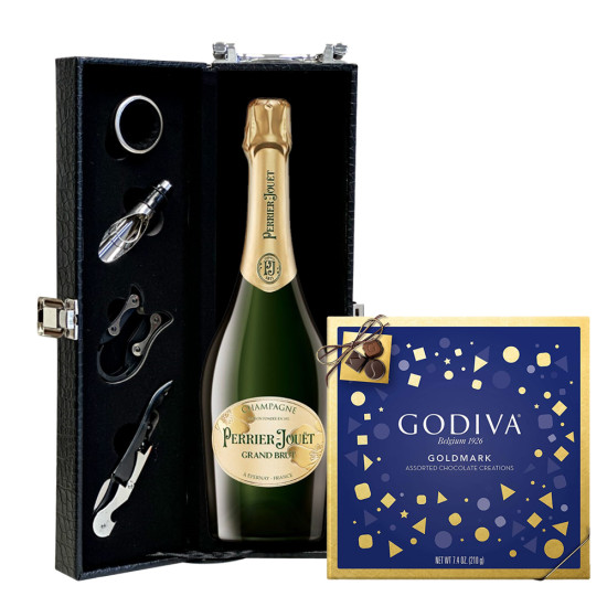 Perrier-Jouet Grand Brut Champagne Gift Box Perrier-Jouet Grand Brut Champagne Gift Box