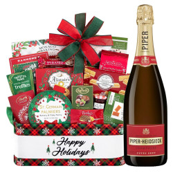 Piper-Heidsieck Cuvée Brut Champagne With Holiday Gift Basket Piper-Heidsieck Cuvée Brut Champagne With Holiday Gift Basket