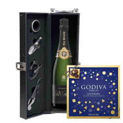 Pol Roger Brut Champagne and Chocolate Gift Set Pol Roger Brut Champagne and Chocolate Gift Set