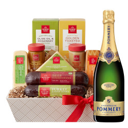 Pommery Grand Cru Royal Champagne And Cheese Gift Basket Pommery Grand Cru Royal Champagne And Cheese Gift Basket