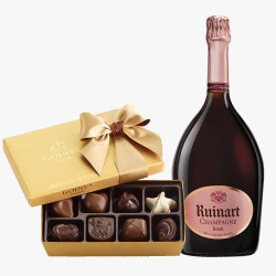 Ruinart Rose Champagne and Godiva 8pc Chocolate Box Ruinart Rose Champagne and Godiva 8pc Chocolate Box