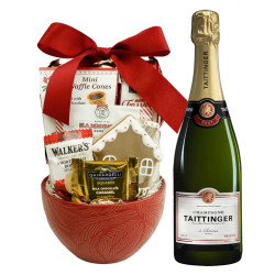 Taittinger Brut Champagne Gift Basket Taittinger Brut Champagne Gift Basket