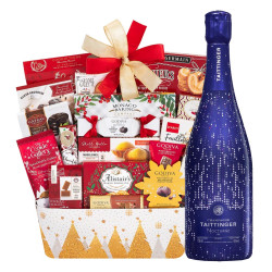 Taittinger Nocturne Sec And Godiva Chocolate Gift Basket Taittinger Nocturne Sec And Godiva Chocolate Gift Basket