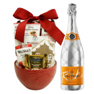 Veuve Clicquot Rose Champagne Gift Basket Veuve Clicquot Rose Champagne Gift Basket