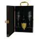 Personalized Flute Gift Set With Dom Perignon Champagne Personalized Flute Gift Set With Dom Perignon Champagne