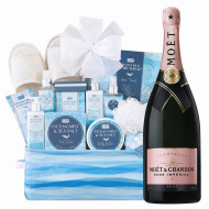 Moet and Chandon Imperial Rosé Burt Champagne And Spa Gift Basket Moet and Chandon Imperial Rosé Burt Champagne And Spa Gift Basket