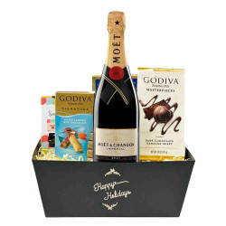 Moet & Chandon Champagne Holiday Gift Basket Moet & Chandon Champagne Holiday Gift Basket