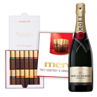 Moët & Chandon Brut Impérial & Merci Chocolate Gift Set Moët & Chandon Brut Impérial & Merci Chocolate Gift Set