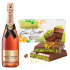 Moet & Chandon Nectar Imperial Rose And Dubai Chocolate Gift Set