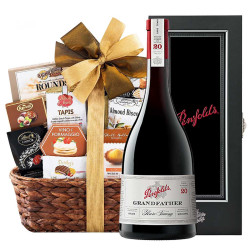 Penfolds Grandfather Rare Tawny Wine And Bon Appetit Gourmet Gift Basket Penfolds Grandfather Rare Tawny Wine And Bon Appetit Gourmet Gift Basket