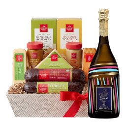 Pommery Cuvee Louise 2005 Champagne and Cheese Gift Basket