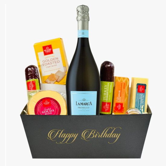 La Marca Prosecco Birthday Gift Basket La Marca Prosecco Birthday Gift Basket
