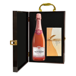 Taittinger Brut Prestige Rose and Godiva 8pc Gift Box Taittinger Brut Prestige Rose and Godiva 8pc Gift Box