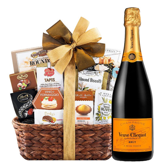 Veuve Clicquot Champagne and Bon Appetit Gourmet Gift Basket Veuve Clicquot Champagne and Bon Appetit Gourmet Gift Basket