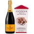 Veuve Clicquot Champagne and Godiva Chocolate Gift Basket