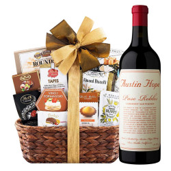 Austin Hope Wine with Bon Appetit Gourmet Gift Basket Austin Hope Wine with Bon Appetit Gourmet Gift Basket