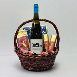 Carl Graff Mosel Riesling Wicker Wine Basket Carl Graff Mosel Riesling Wicker Wine Basket