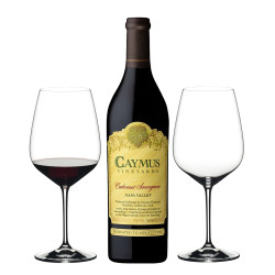 Caymus Napa Valley Cabernet Sauvignon Wine And Riedel Glass Set Caymus Napa Valley Cabernet Sauvignon Wine And Riedel Glass Set