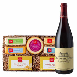 Louis Jadot Chateau des Jacques Moulin-a-Vent Wine And Cheese Gift Box Louis Jadot Chateau des Jacques Moulin-a-Vent Wine And Cheese Gift Box