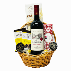 Chateau La Mothe du Barry Wine Birthday Gift Basket Chateau La Mothe du Barry Wine Birthday Gift Basket