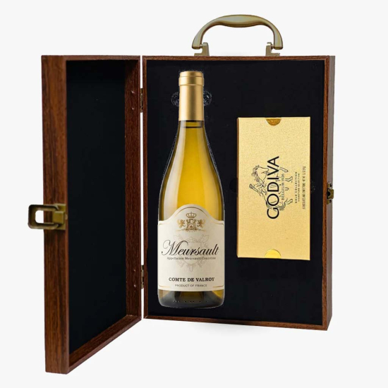 Cоmte de Valrоy Meursault French Wine And Godiva Gift Set Cоmte de Valrоy Meursault French Wine And Godiva Gift Set