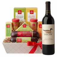Decoy Cabernet Sauvignon Wine and Cheese Gift Basket Decoy Cabernet Sauvignon Wine and Cheese Gift Basket
